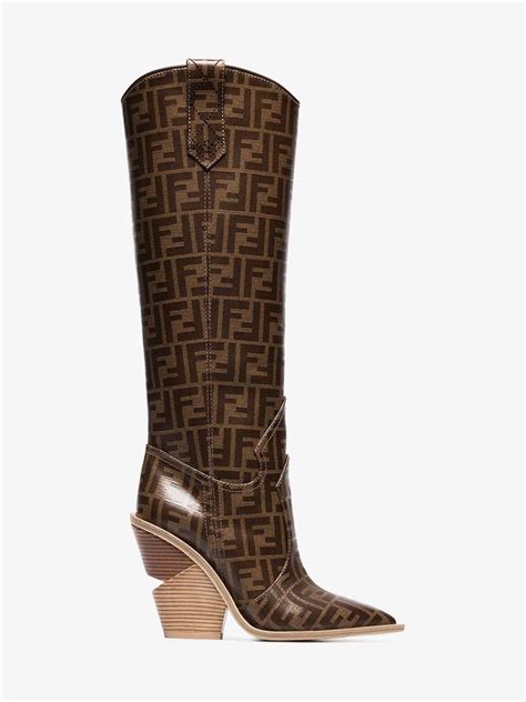 fendi cowboy boots street style